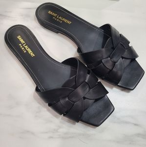 YSL Tribute Flat Sandals